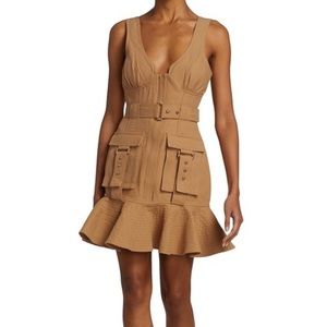 Acler Vermont Flounce Hem Dress sz 4 New